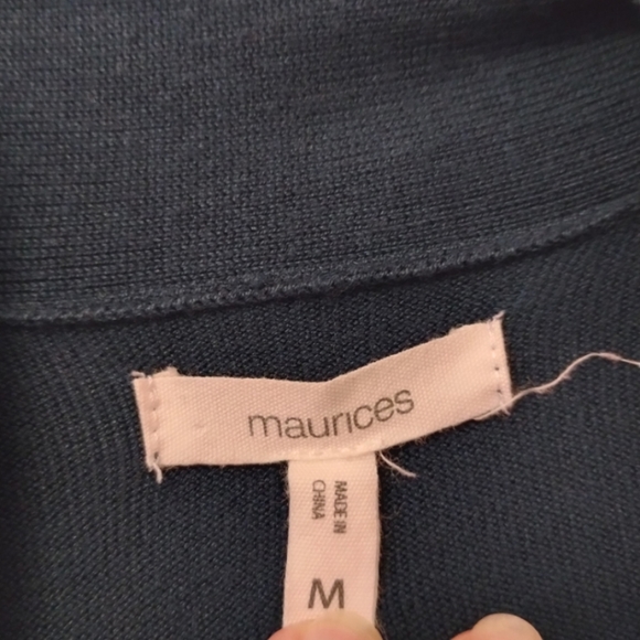 Maurices teal cardigan - Picture 5 of 8